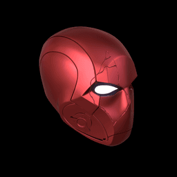 Red Hood Helmet From Teen Titans 3d model