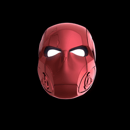 Red Hood Helmet From Teen Titans 3d model