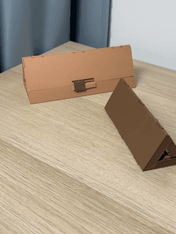 Roll Up Storage Box | Triangle Organizer 3d model