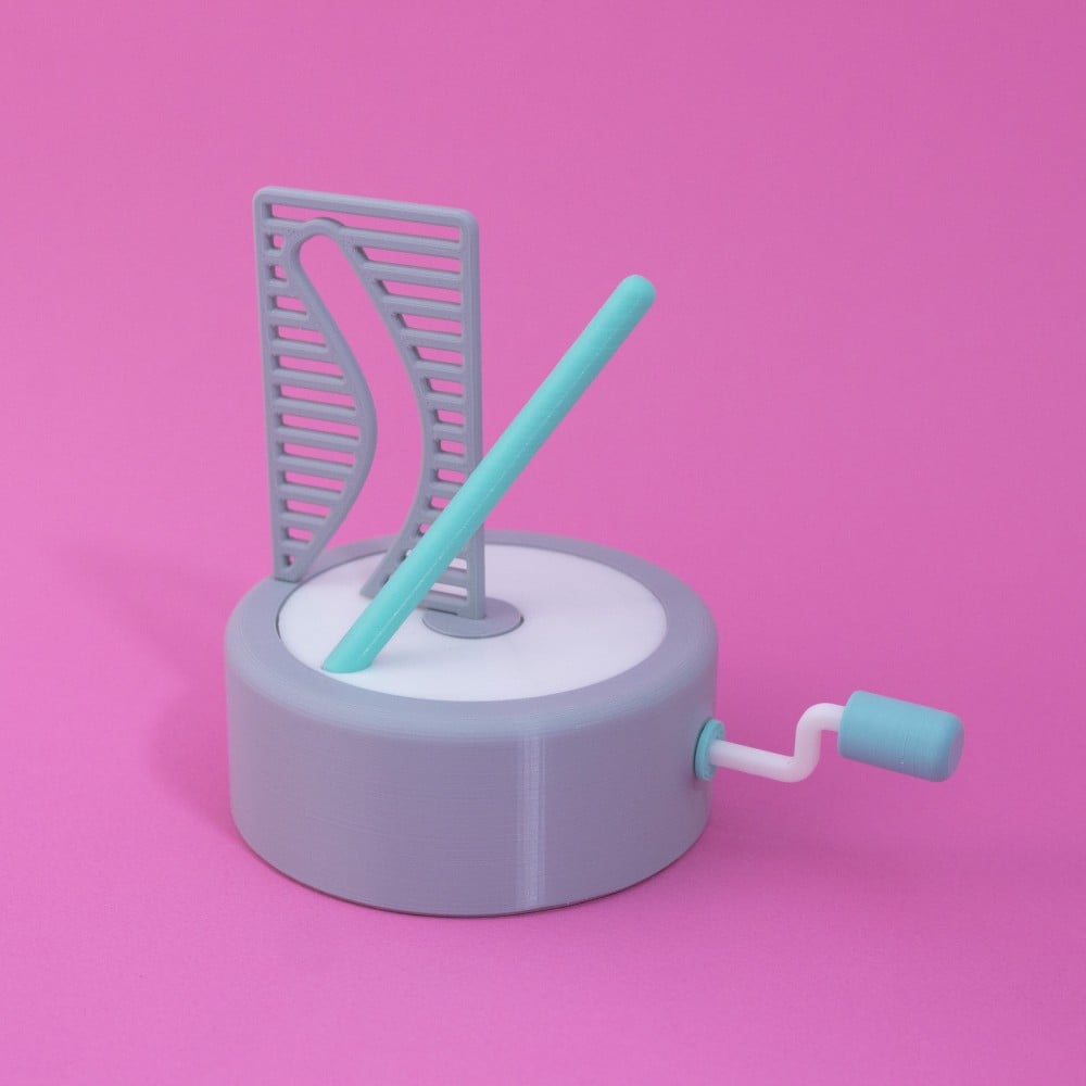 Straight Pole + Curved Hole Illusion 3d model