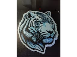 HueForge Tiger Face 3d model
