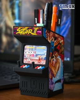 ARCADE MACHINE - FIGHT GAMES (PEN HOLDER) 3d model
