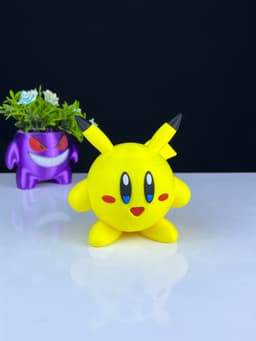 Kirby pikachu - Multipart 3d model