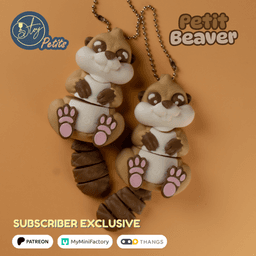 Petit Beaver 3d model