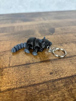 Rat Fidget Keychain 3d model