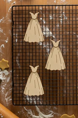 Dress Cookie Cutter, Biscuit Cutter 3d model