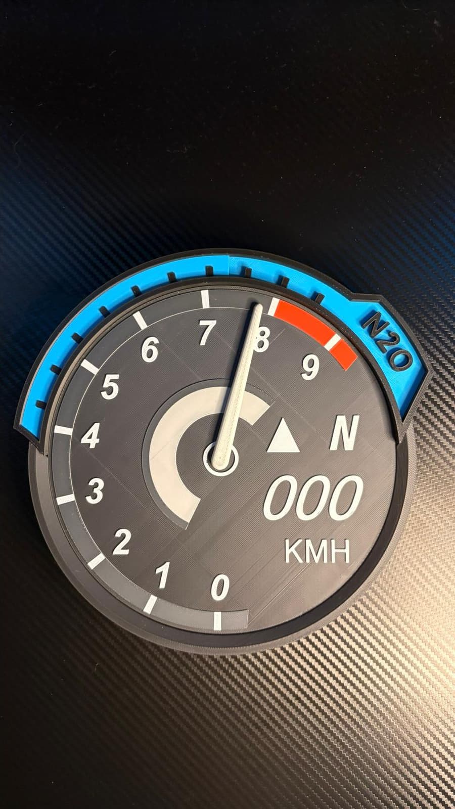 Need For Speed U2 Classic Tachometer Wall Clock 3d model