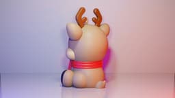 Cute Reindeer 3d model