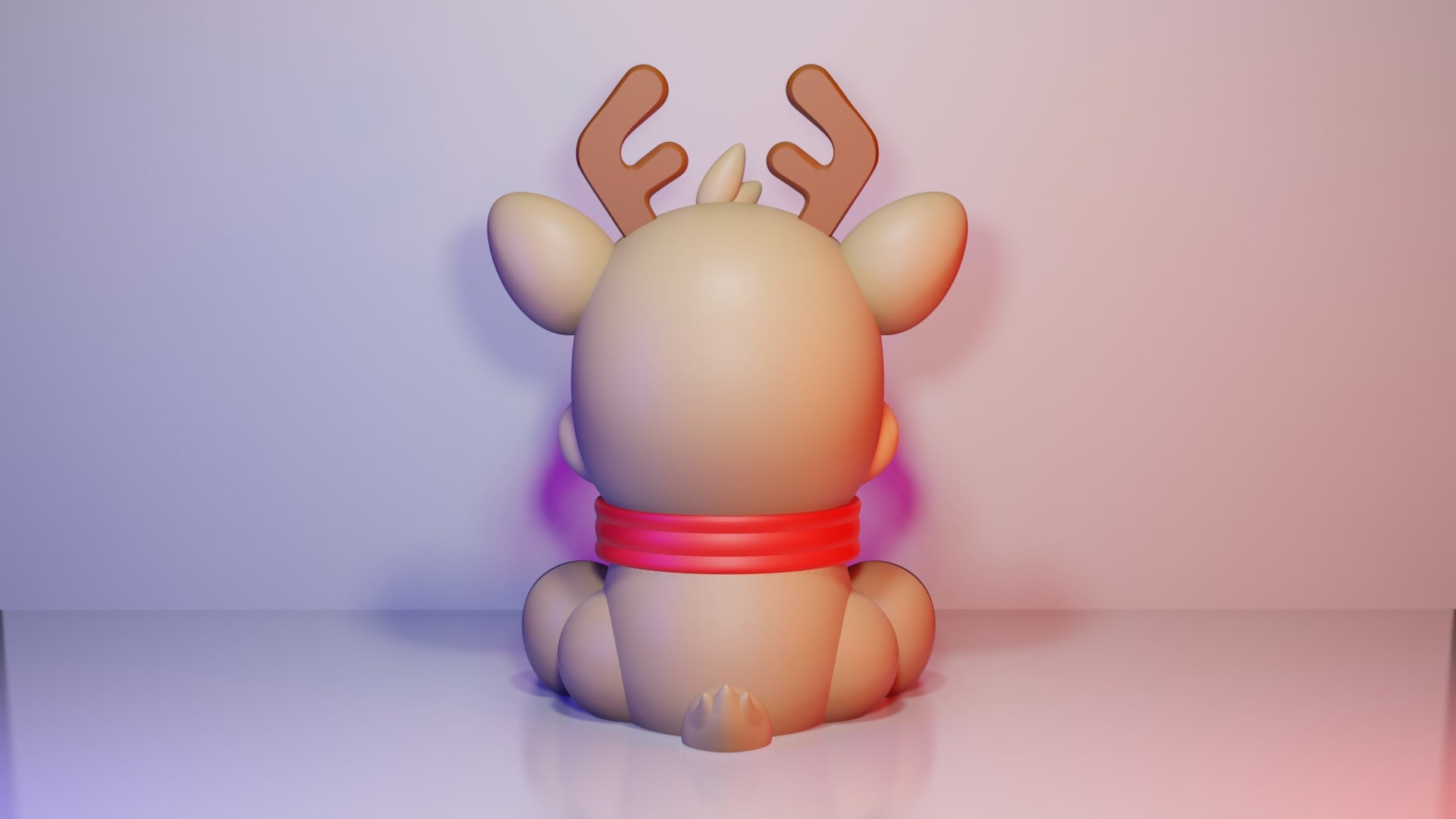 Cute Reindeer 3d model