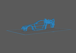 DeLorean DMC - 12 3d model