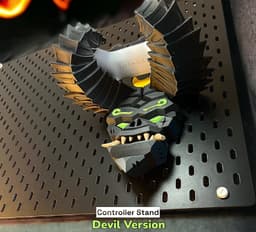 Japanese Demon Head Stand for Ikea Pinboard 3d model