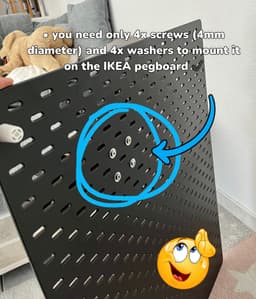 Japanese Demon Head Stand for Ikea Pinboard 3d model