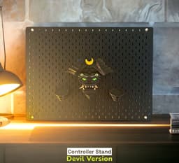Japanese Demon Head Stand for Ikea Pinboard 3d model