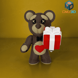Articulated Valentines Teddy 3d model