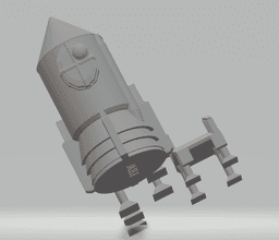 FHW: Oxchan Launch base Prototype 3d model