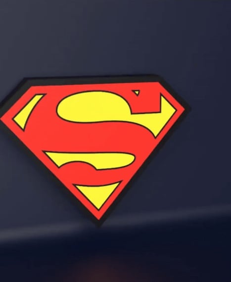 Superman - LED Strip compatible 3d model