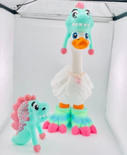 TRex Outfit Goose Gear for Porch Goose 3d model
