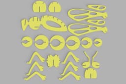 Bee Puzzle kit 3d model