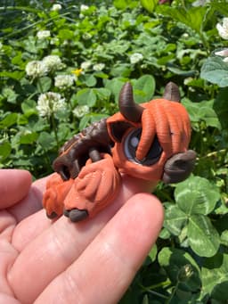Highland Cow Turtle 3d model