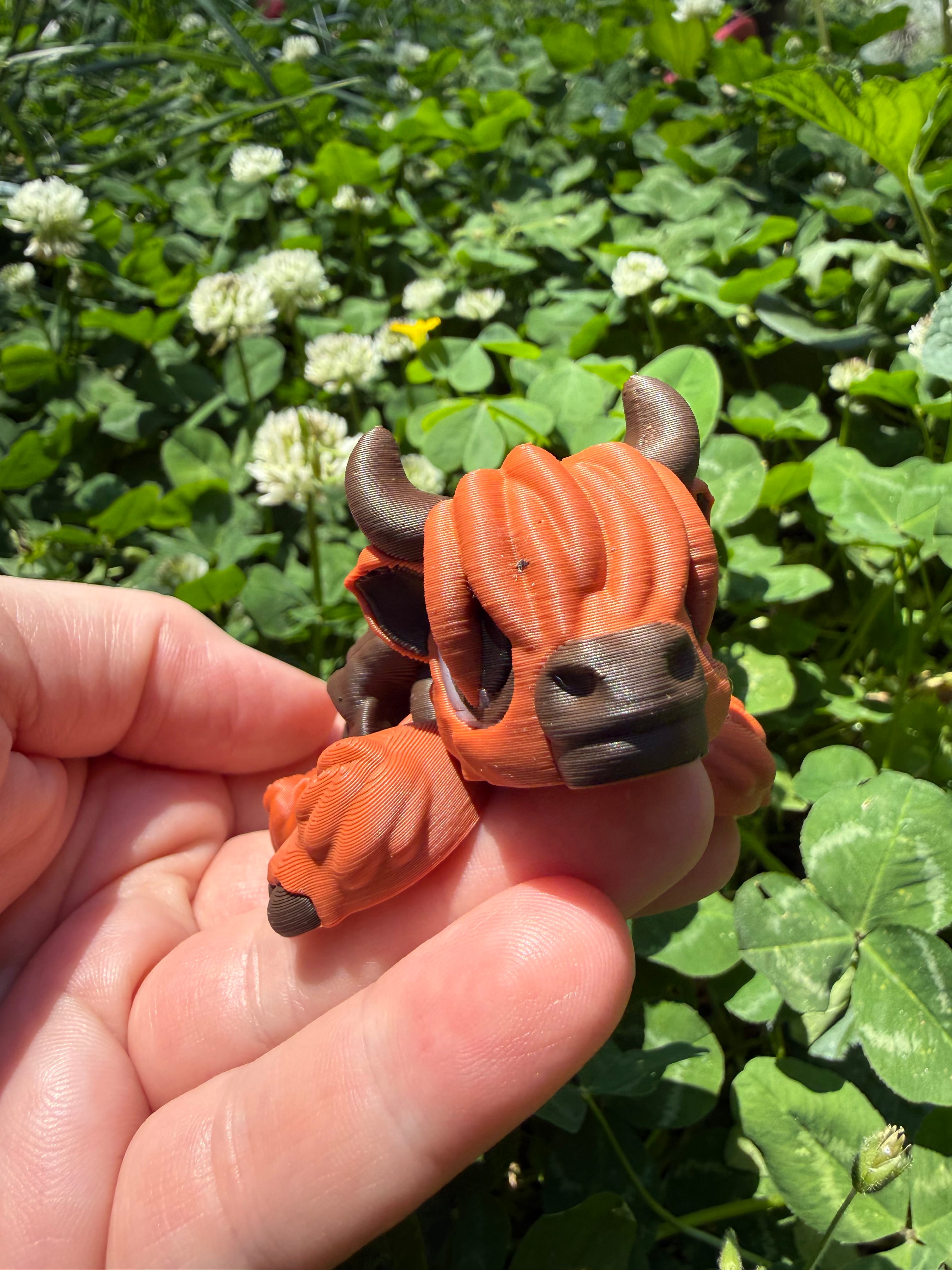 Highland Cow Turtle 3d model