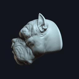 Tarek DreadBone v6 Action Figure Head 3d model