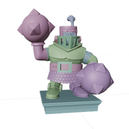 Mega Knight - Clash royale 3d model