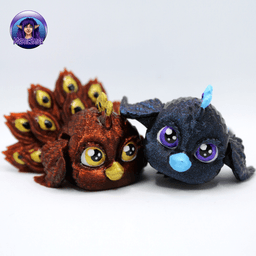 Peacock Puffling - Exclusive Model 3d model
