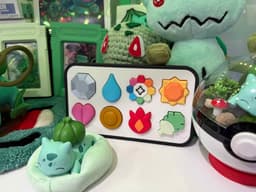 Pokemon Kanto Badge Fidget Collection 3d model