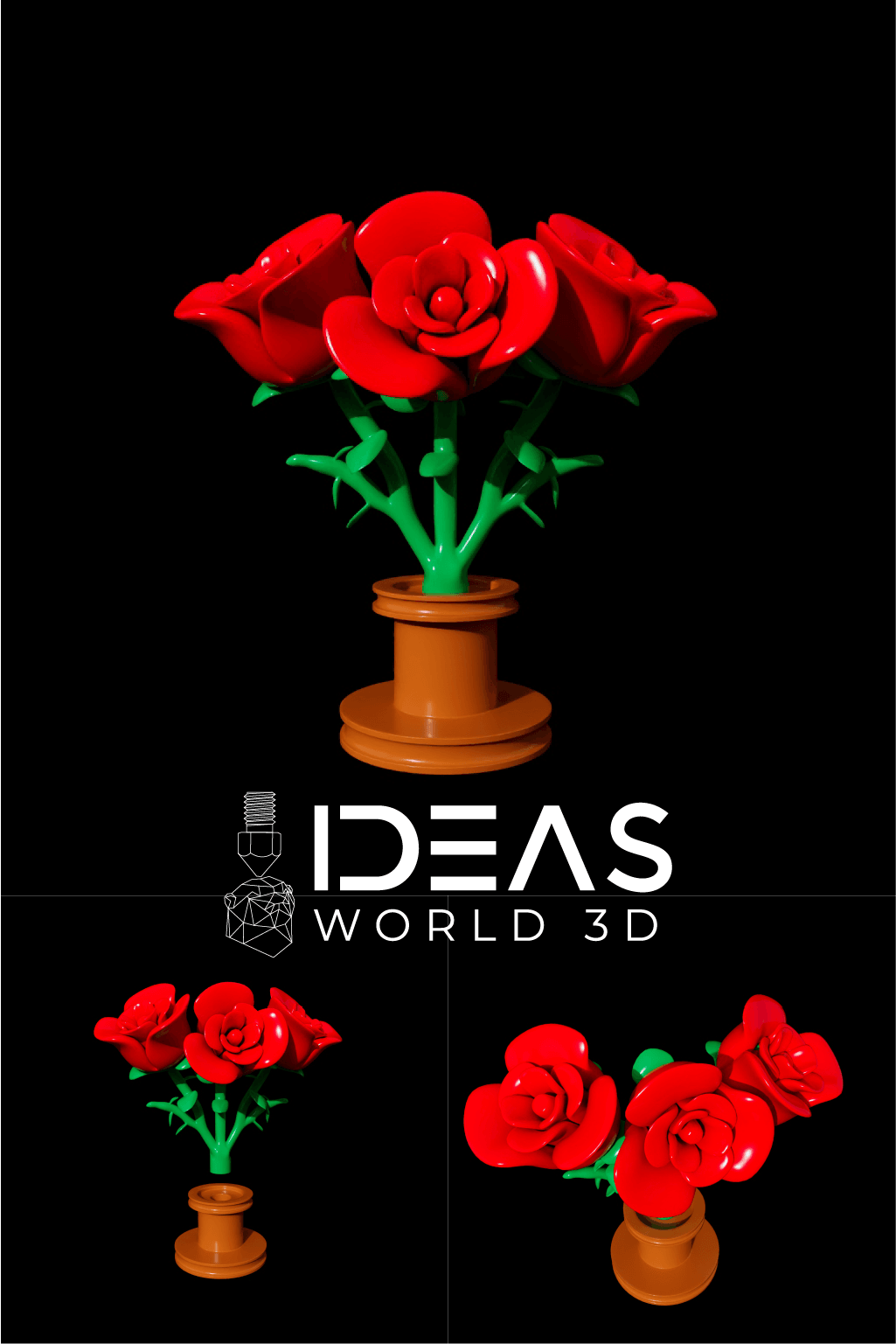 Rose Decoration 3d model