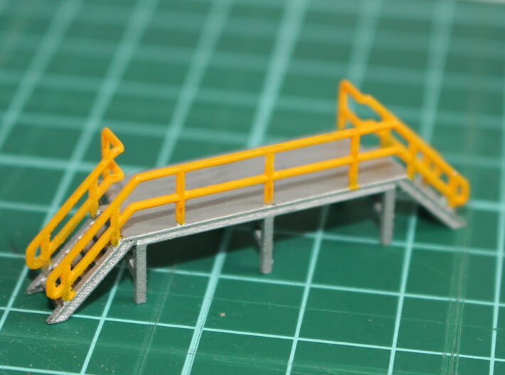 HO Scale Train Crew Platform 3d model