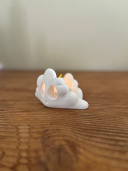 Cloud candle 3d model