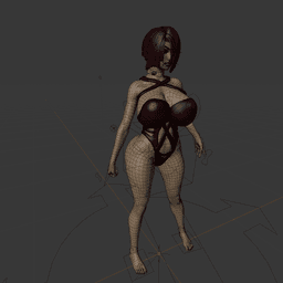 Curvy Ivy Valentine 3d model