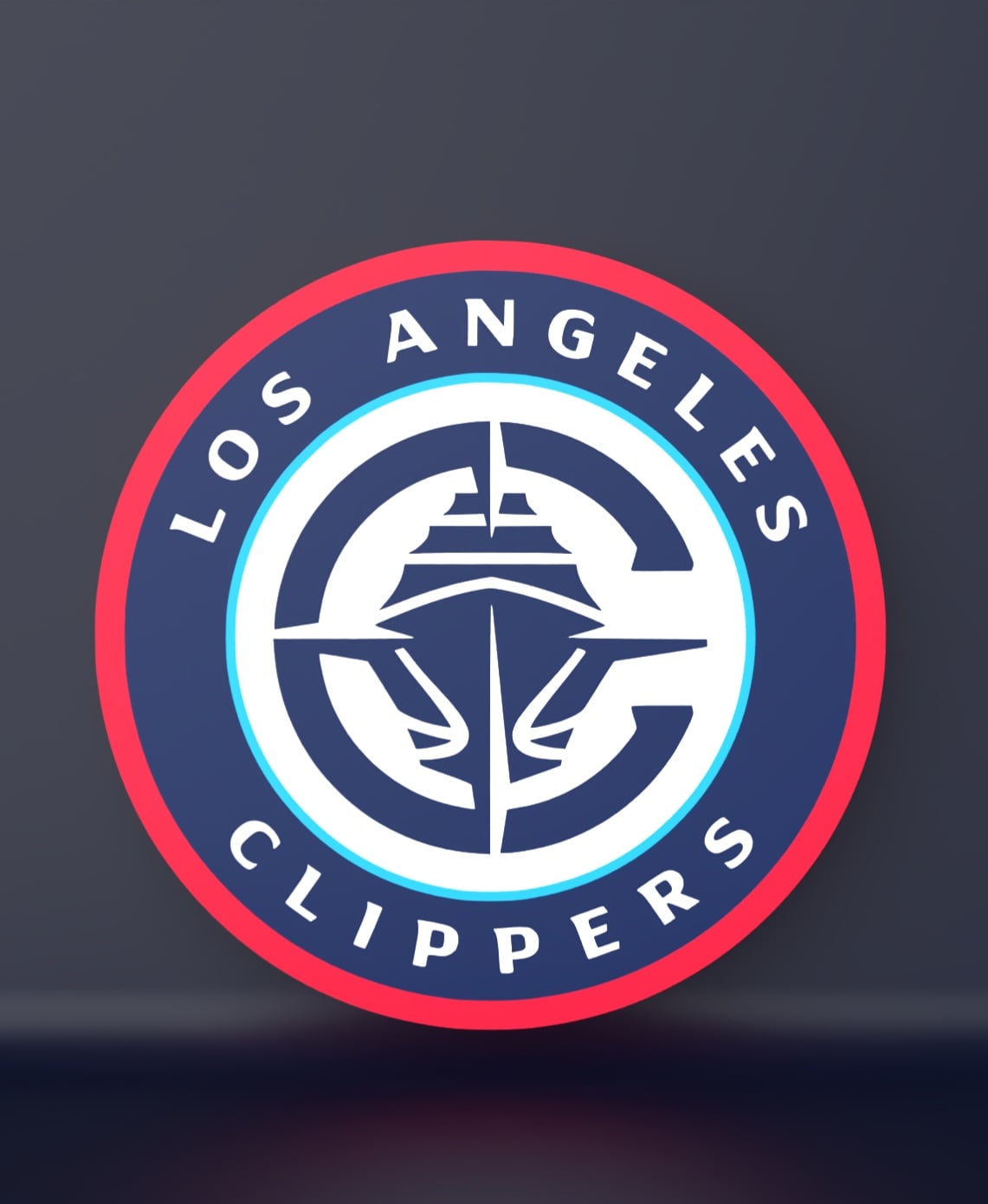LA Clippers - LED Strip compatible 3d model