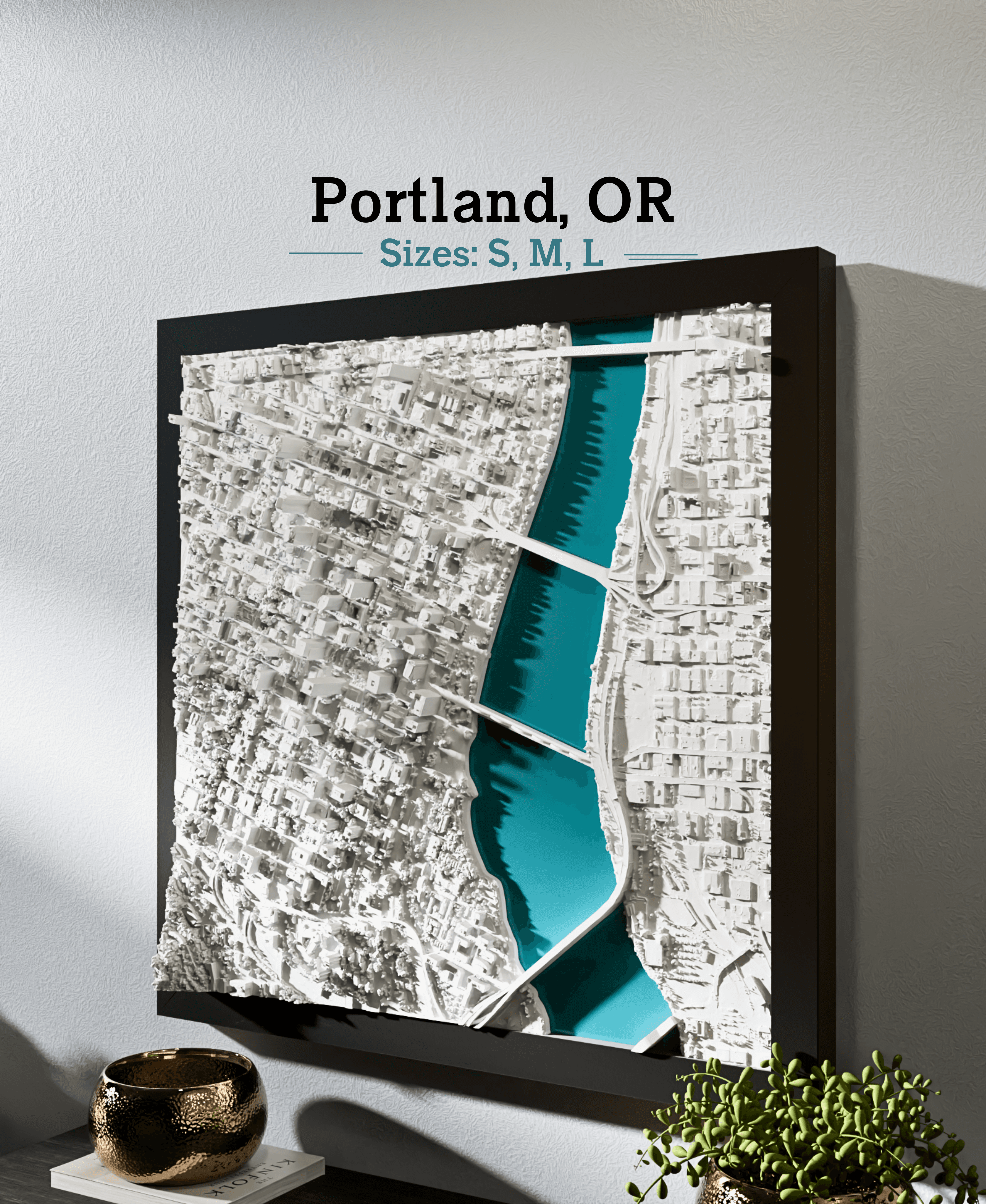 Portland, OR - S, M, & L 3d model