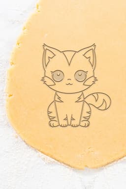 Baby Tiger Cookie Cutter, Biscuit Cutter 3d model