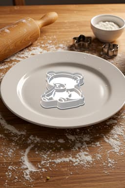 Cute Bear Cookie Cutter, Biscuit Cutter 3d model