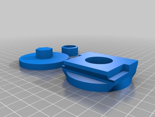 Panorama Magnet Rotator Sigma 8mm lens second version 3d model
