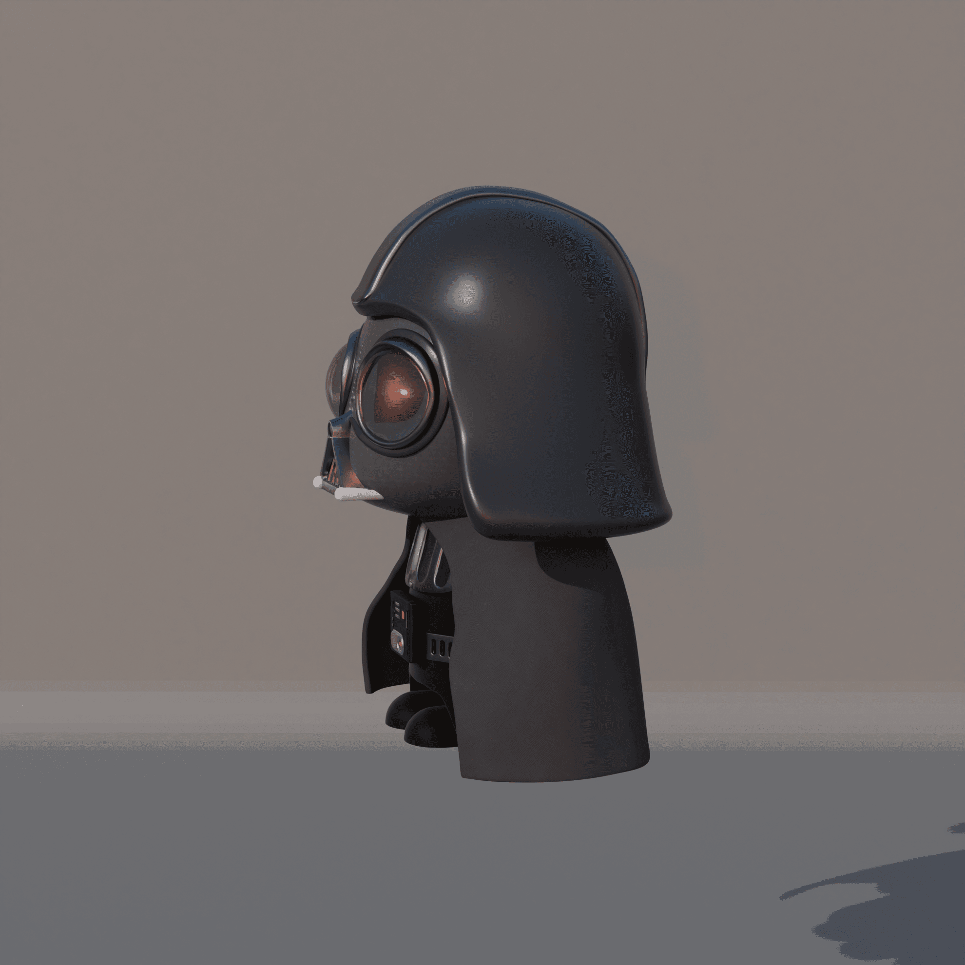 Cute Darth Vader 3d model