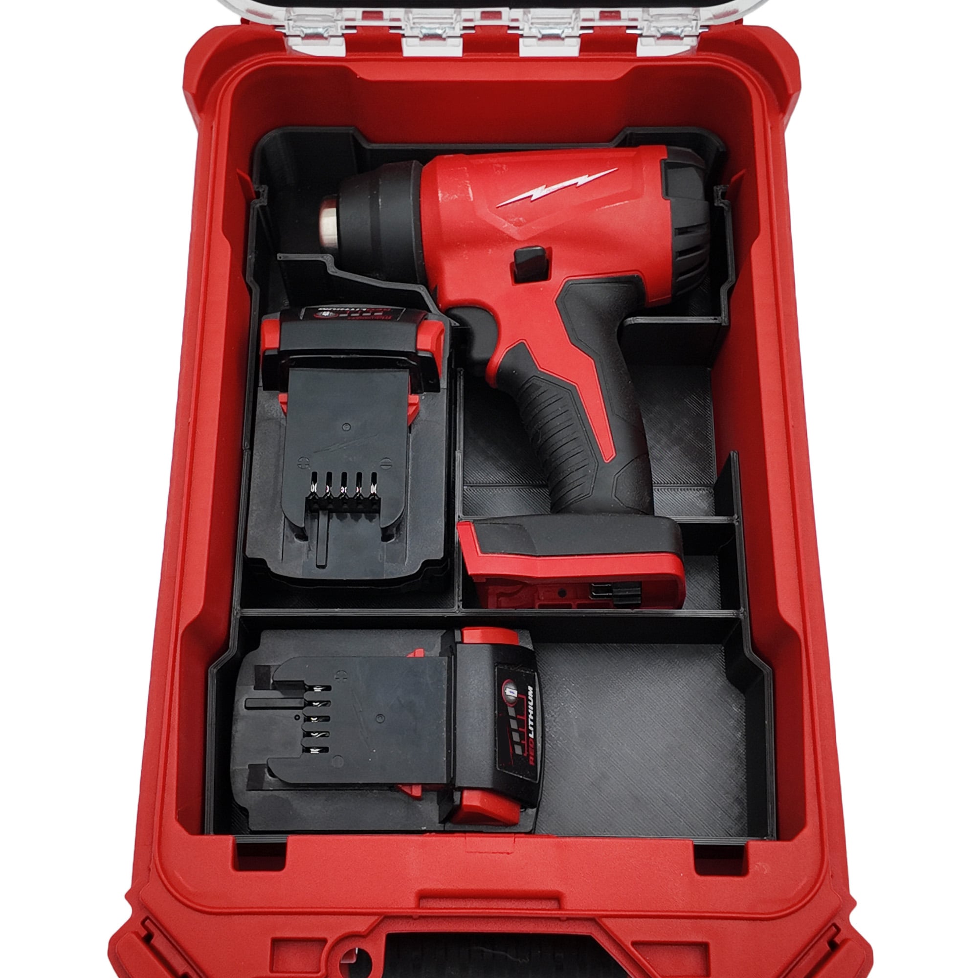 M18 Heat Gun Organizer for Milwaukee Compact Packout 3d model
