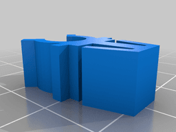 2001 Subaru Forester hood support bar clip 3d model