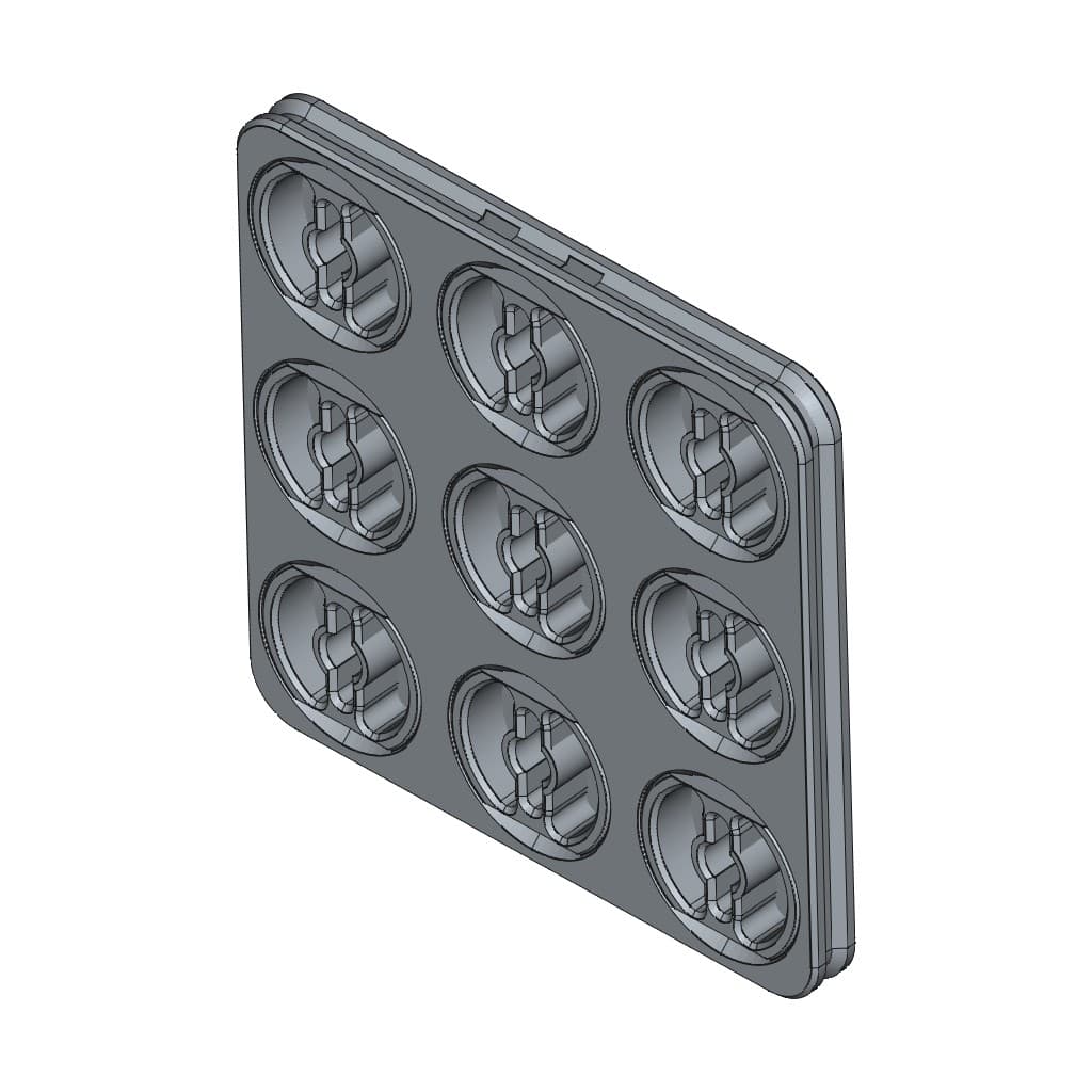 D-LOCK_PANEL.3X3-L 3d model