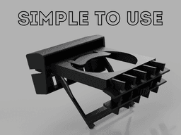 Golf 2 MK2 Cup Holder Left SIde 3d model
