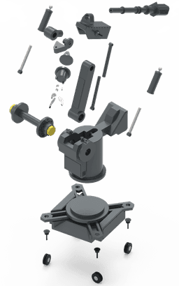 Iron Man Robot - Exploded view - 3d model