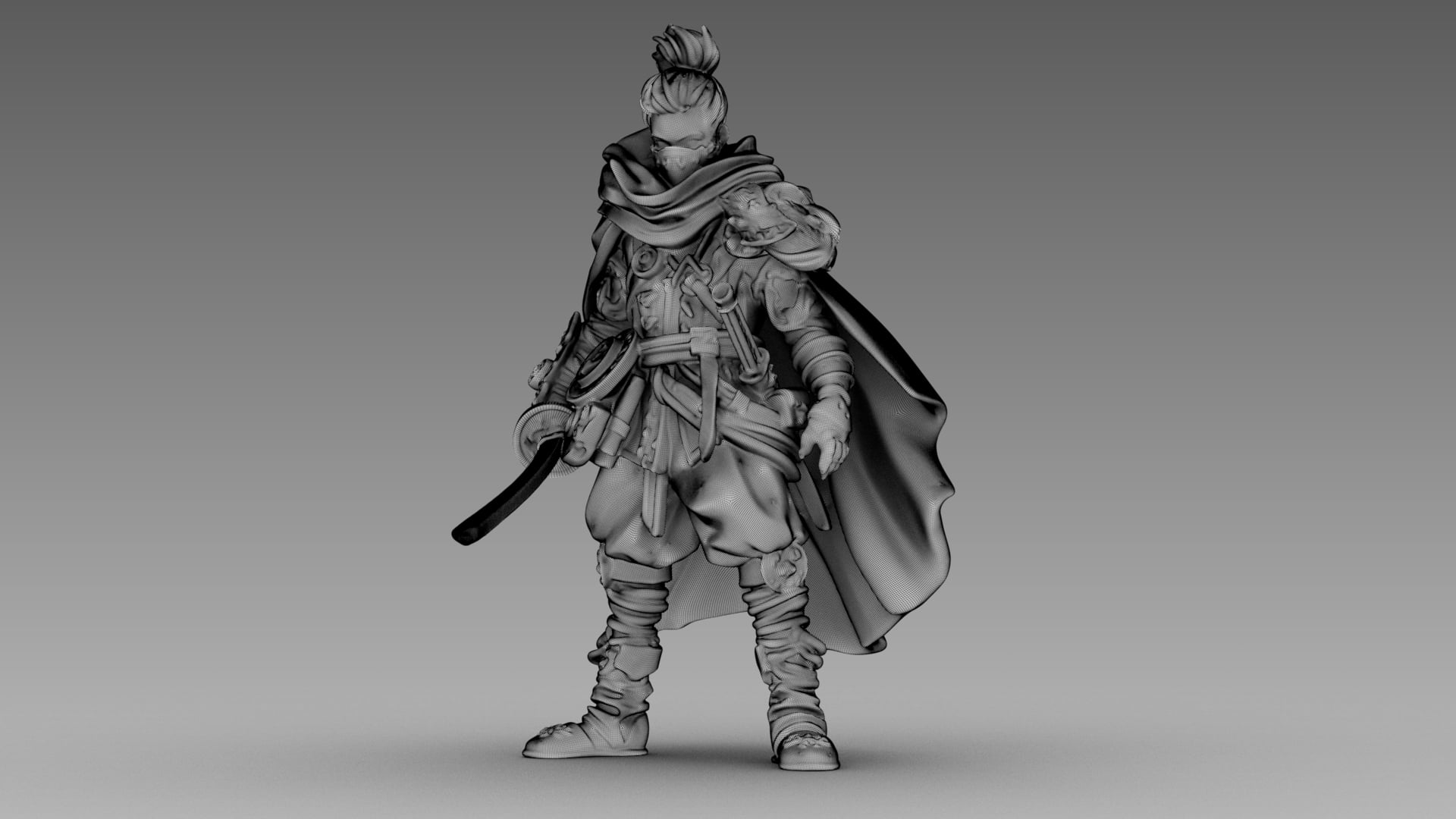 Steel Shadow Warrior 3d model