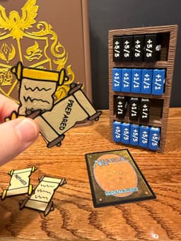 Book Counters and Prepared Token 3d model