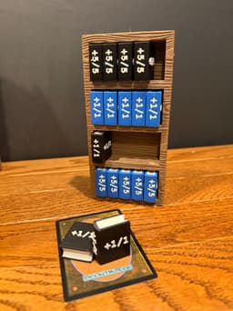 Book Counters and Prepared Token 3d model