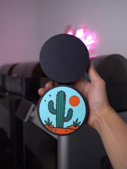 Cactus Sunset Hinged Box 3d model