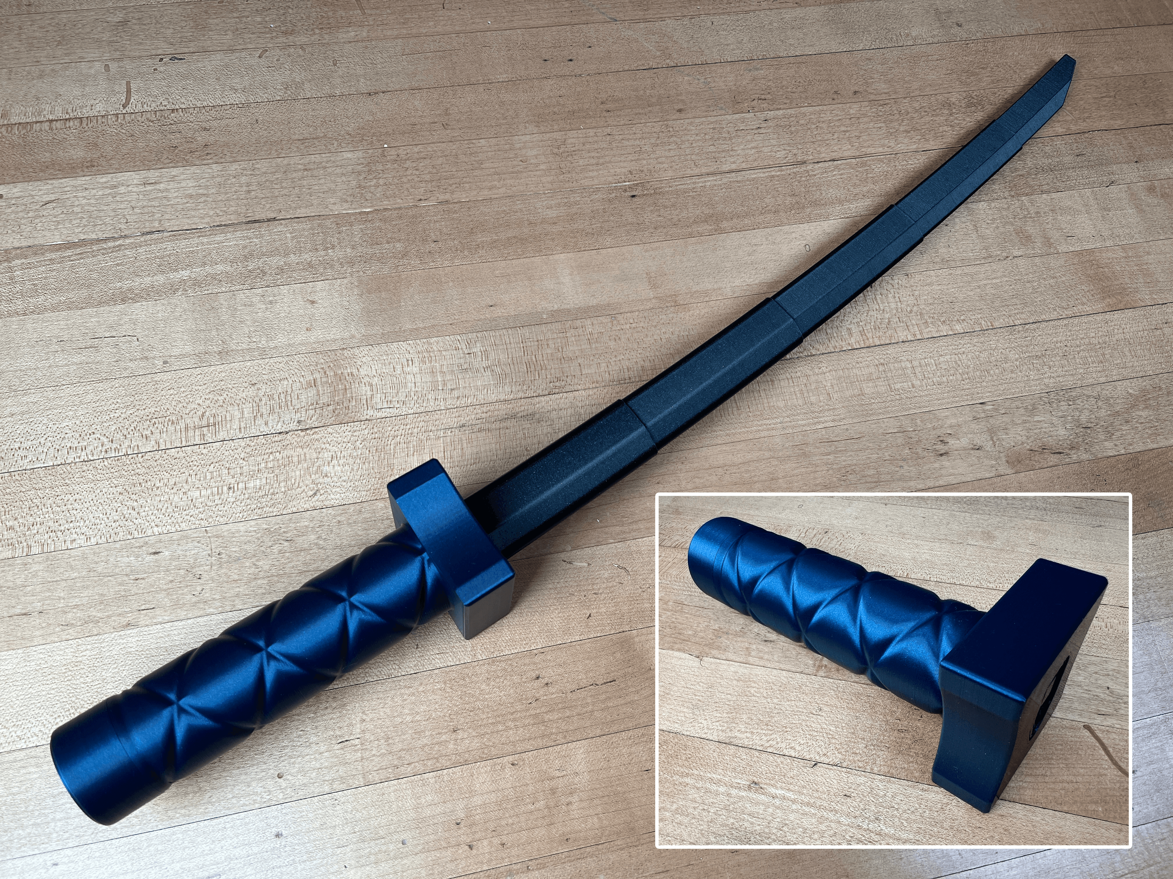 Collapsing Lego Katana 3d model