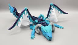 Custom Flex Fidget Dragon 3d model