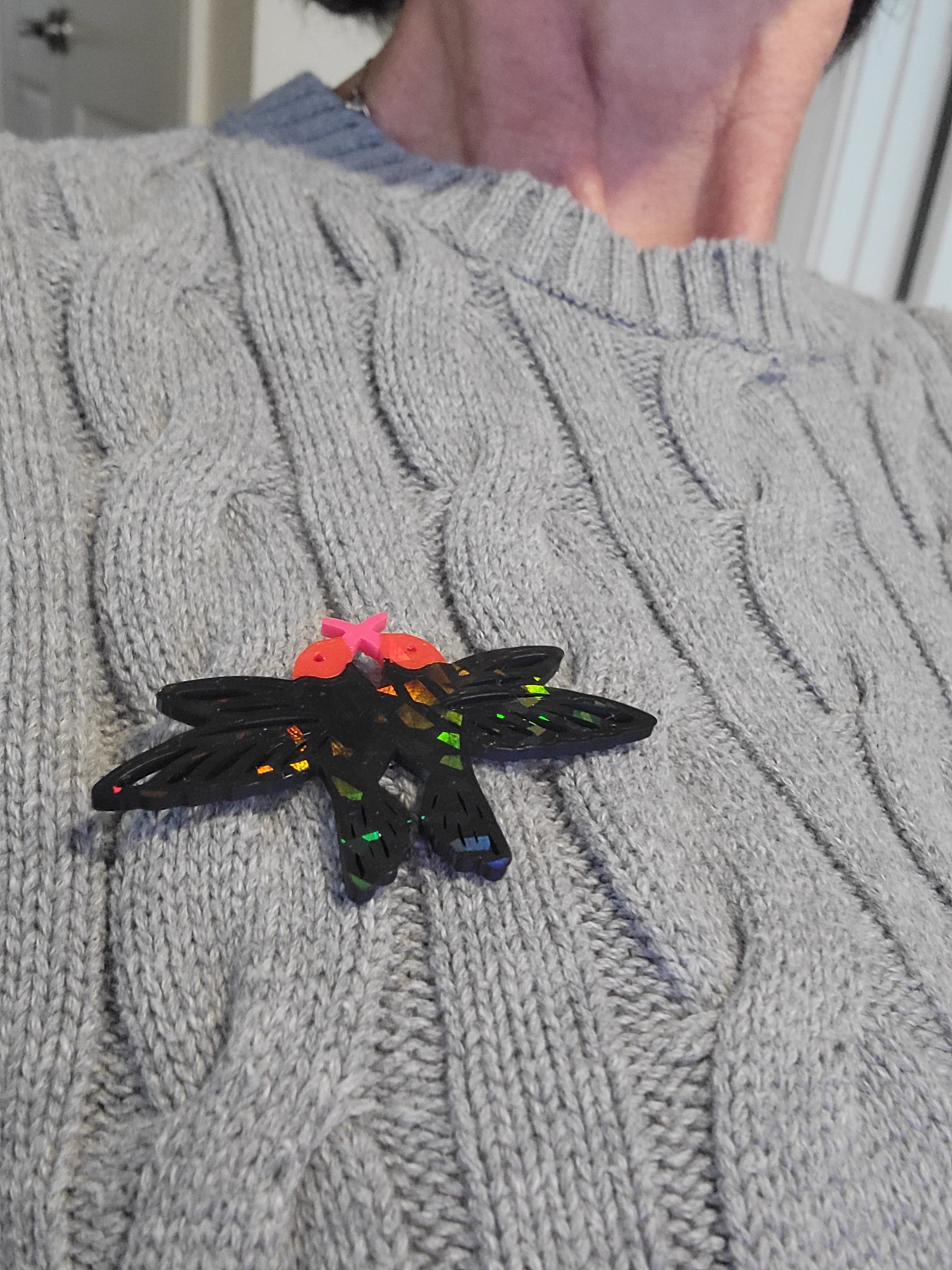 Humming Bird Lapel Pin.3mf 3d model